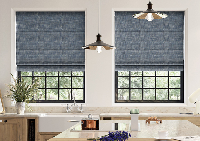 Kildare, Denim - Roman Blind - Image 3